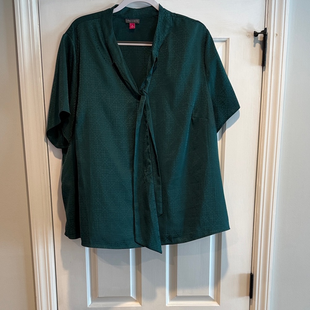 Vince Camuto Forest Green Blouse
